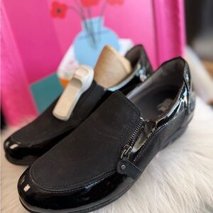 Black Slip-On Shoes